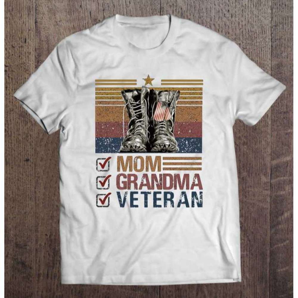 Proud Veteran Mother Patriotic Military Family Unisex T-Shirt